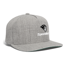 Load image into Gallery viewer, SpeedNut Snapback Baseball Cap - heather gray
